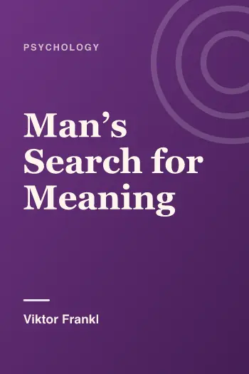 Man’s Search for Meaning book cover